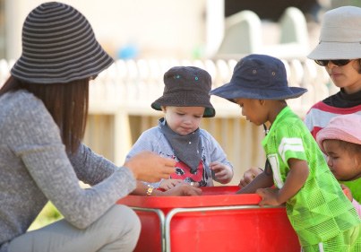 Teacher and kids in classroom