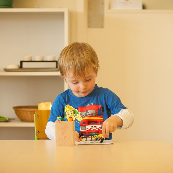 Child drawing a picture